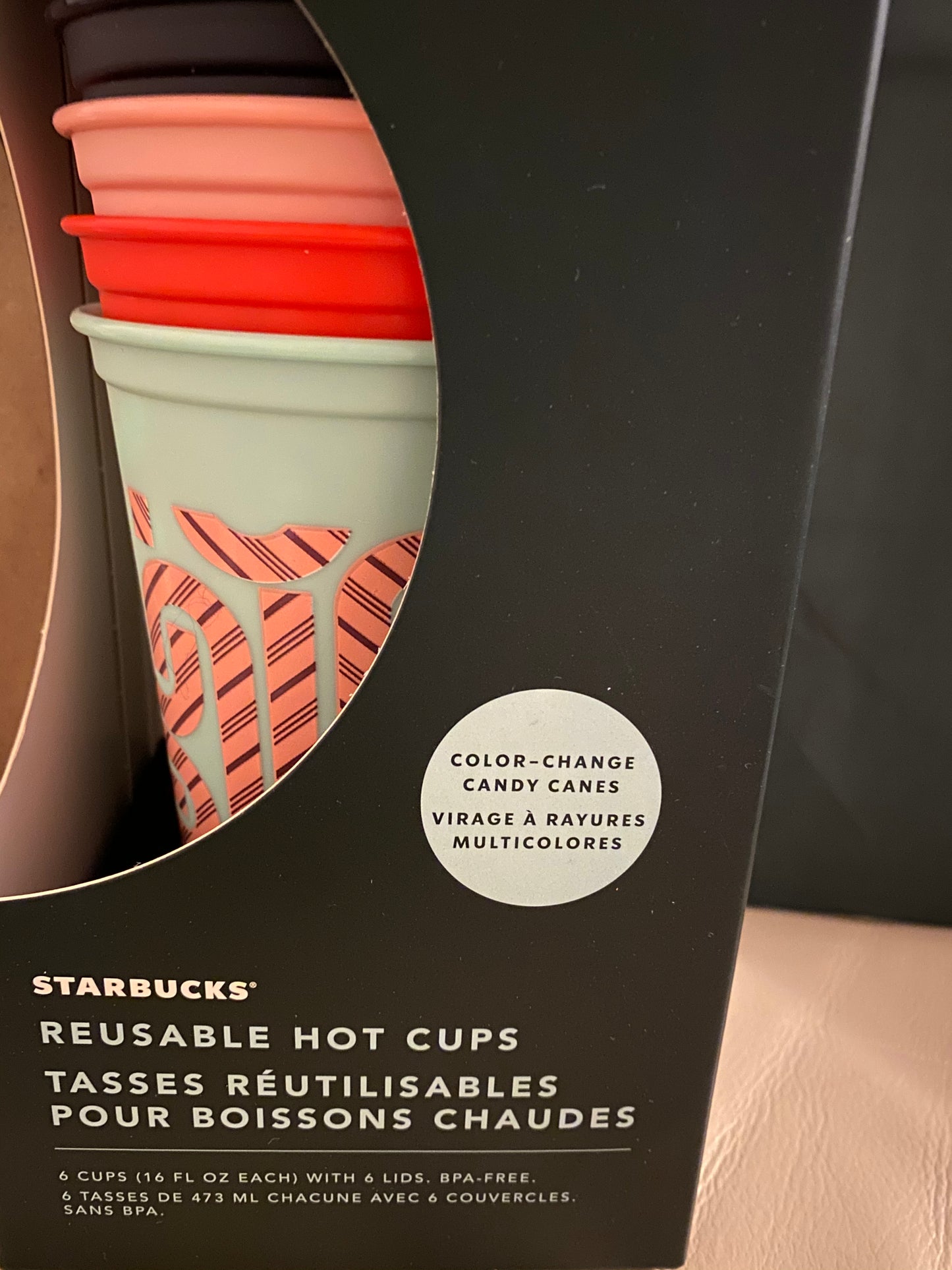 Starbucks Tumbler Christmas Color Changing 6 Hot