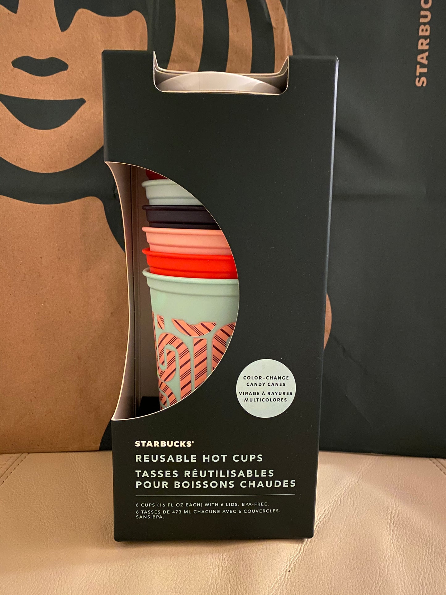 Starbucks Tumbler Christmas Color Changing 6 Hot