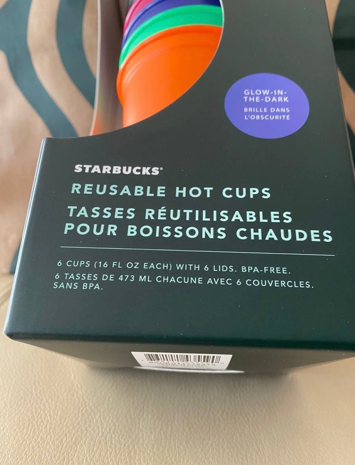 Starbucks Tumbler Halloween 2020-GITD-6 Hot Cups
