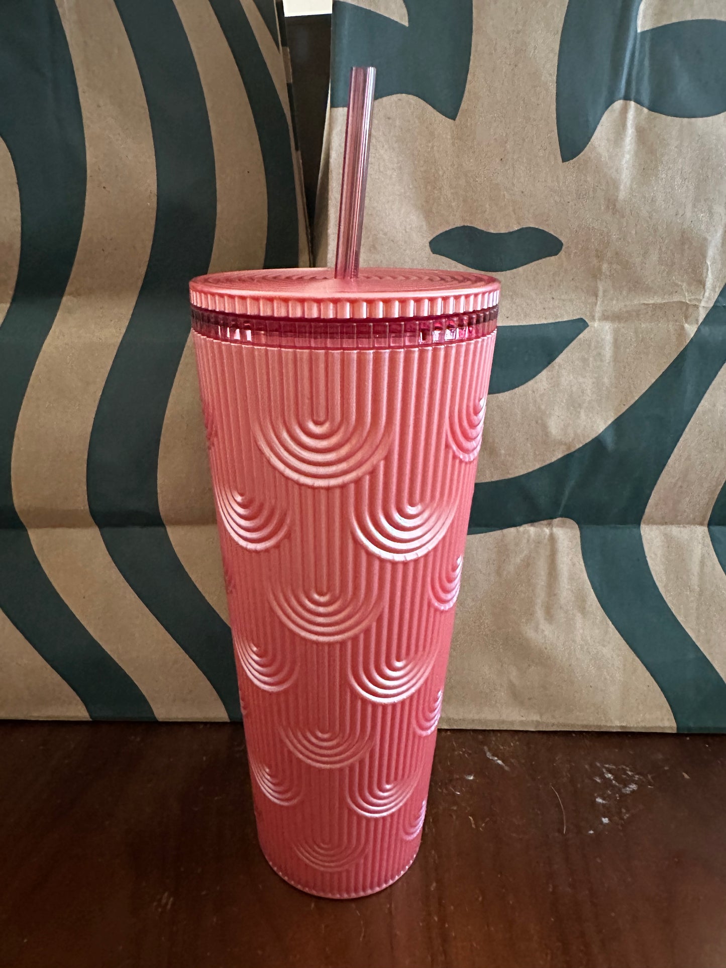 Starbucks Tumbler Pink Mermaid Scale - Venti 24oz