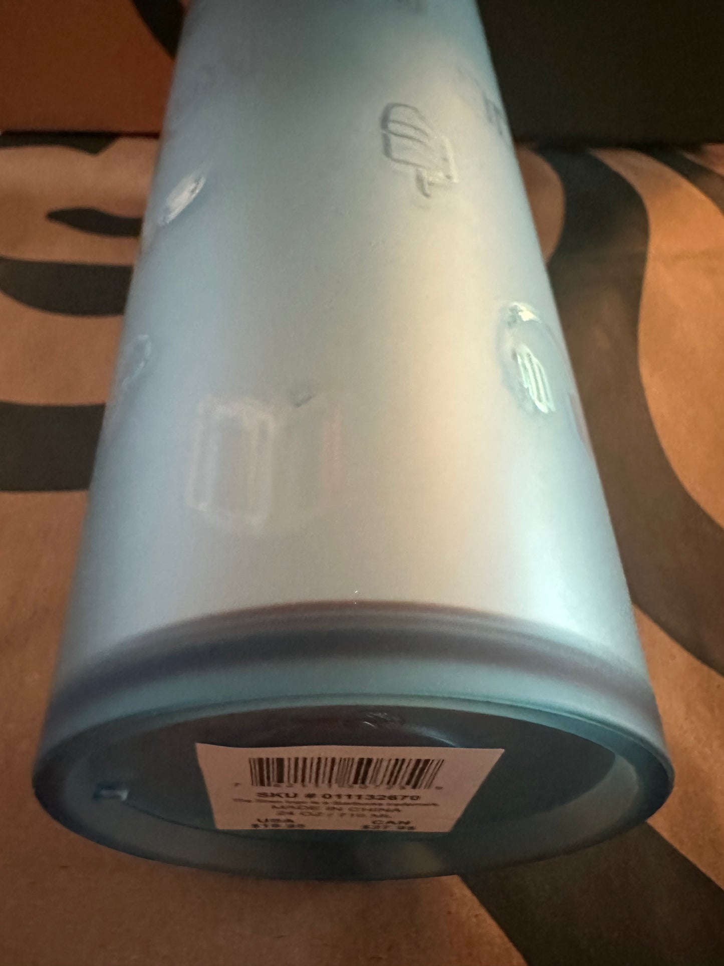 Starbucks Tumbler Back to School Blue ICON Emoji - Limited Edition- 2022 - Venti 24oz