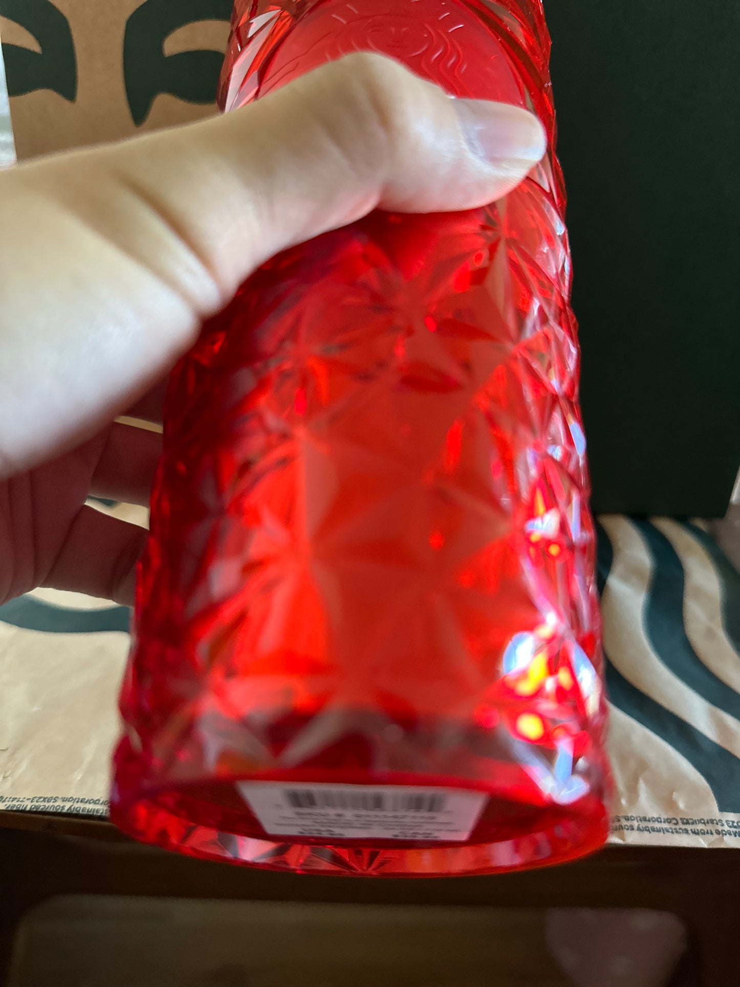 Starbucks Tumbler Red Prism - Holiday 2023 - Venti 24oz