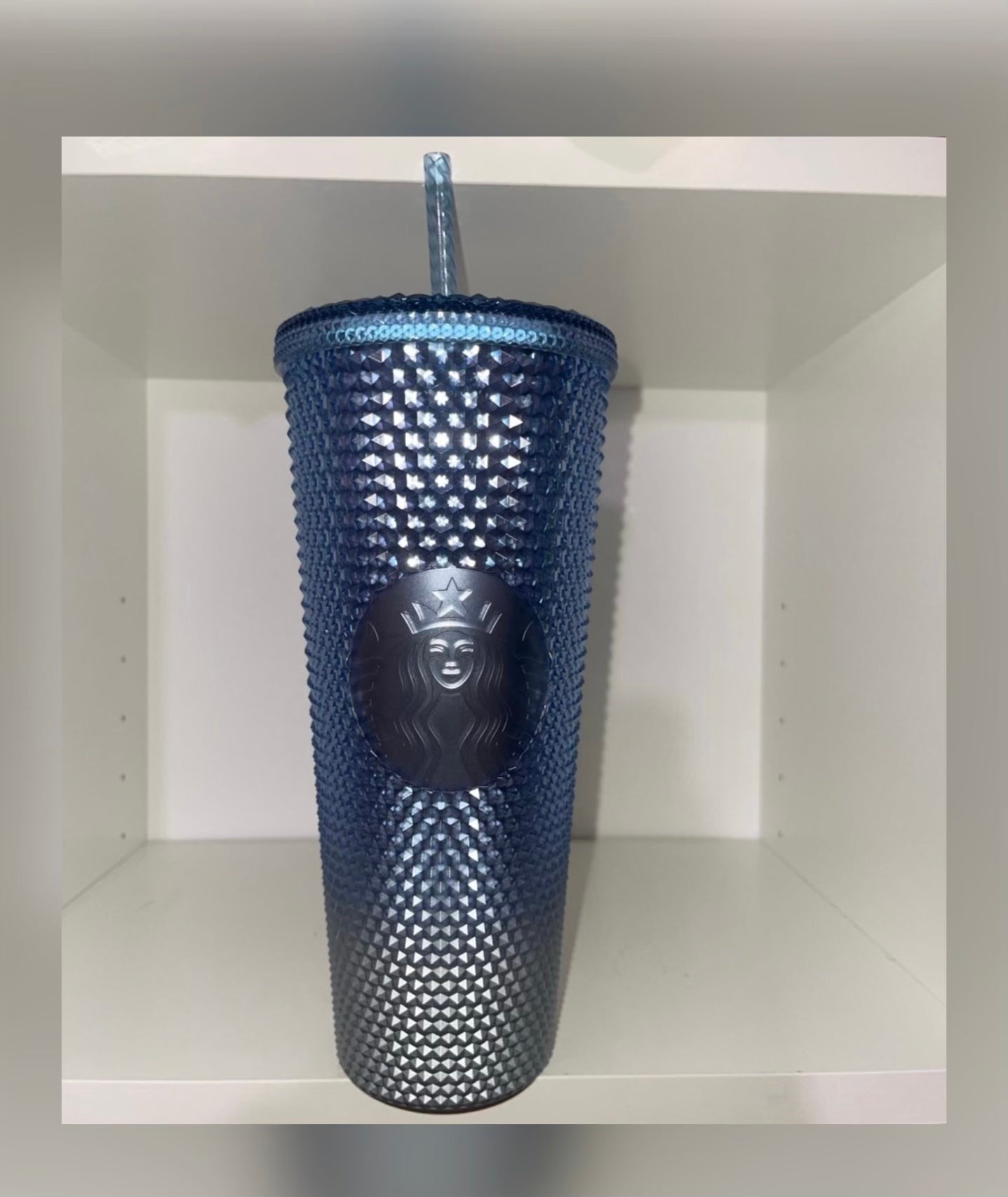 Starbucks Tumbler Bling Icicle Gradient Studded Venti 24oz - Holiday Release 2023