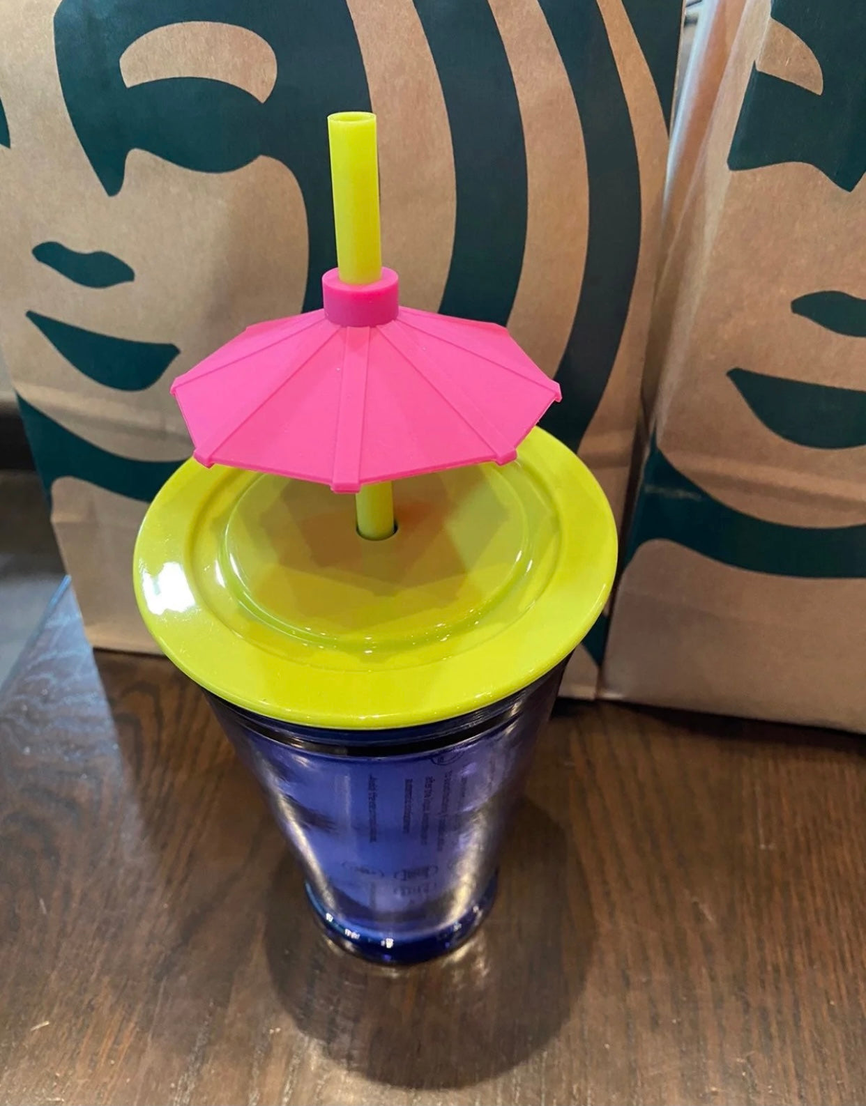 Starbucks Tumbler Hawaii Exclusive Collection 2020 with Mai Thai Umbrella - 16oz