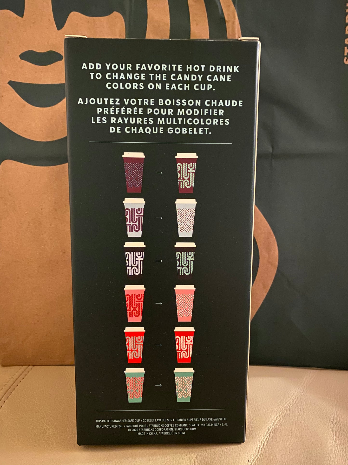 Starbucks Tumbler Christmas Color Changing 6 Hot