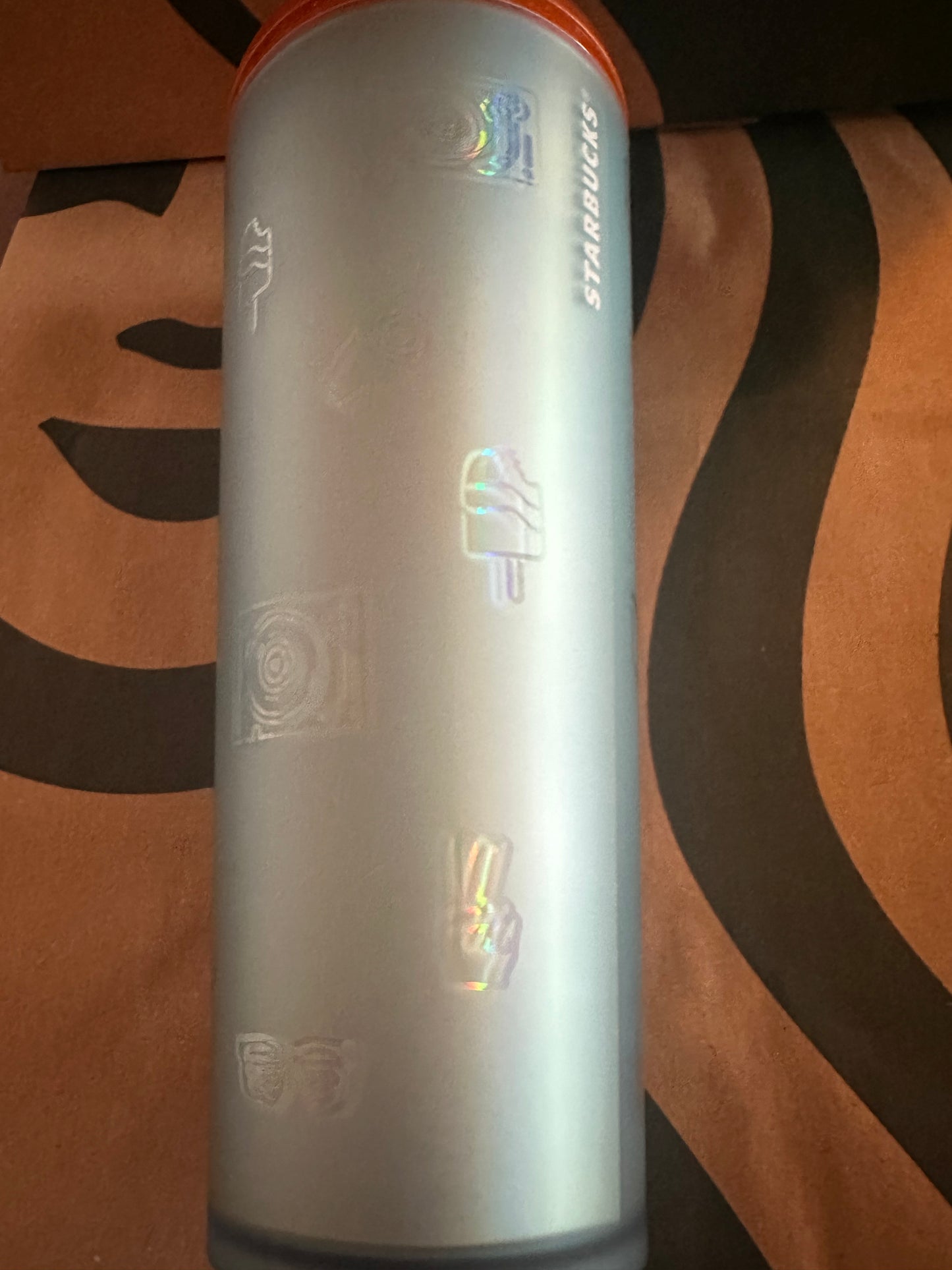 Starbucks Tumbler Back to School Blue ICON Emoji - Limited Edition- 2022 - Venti 24oz