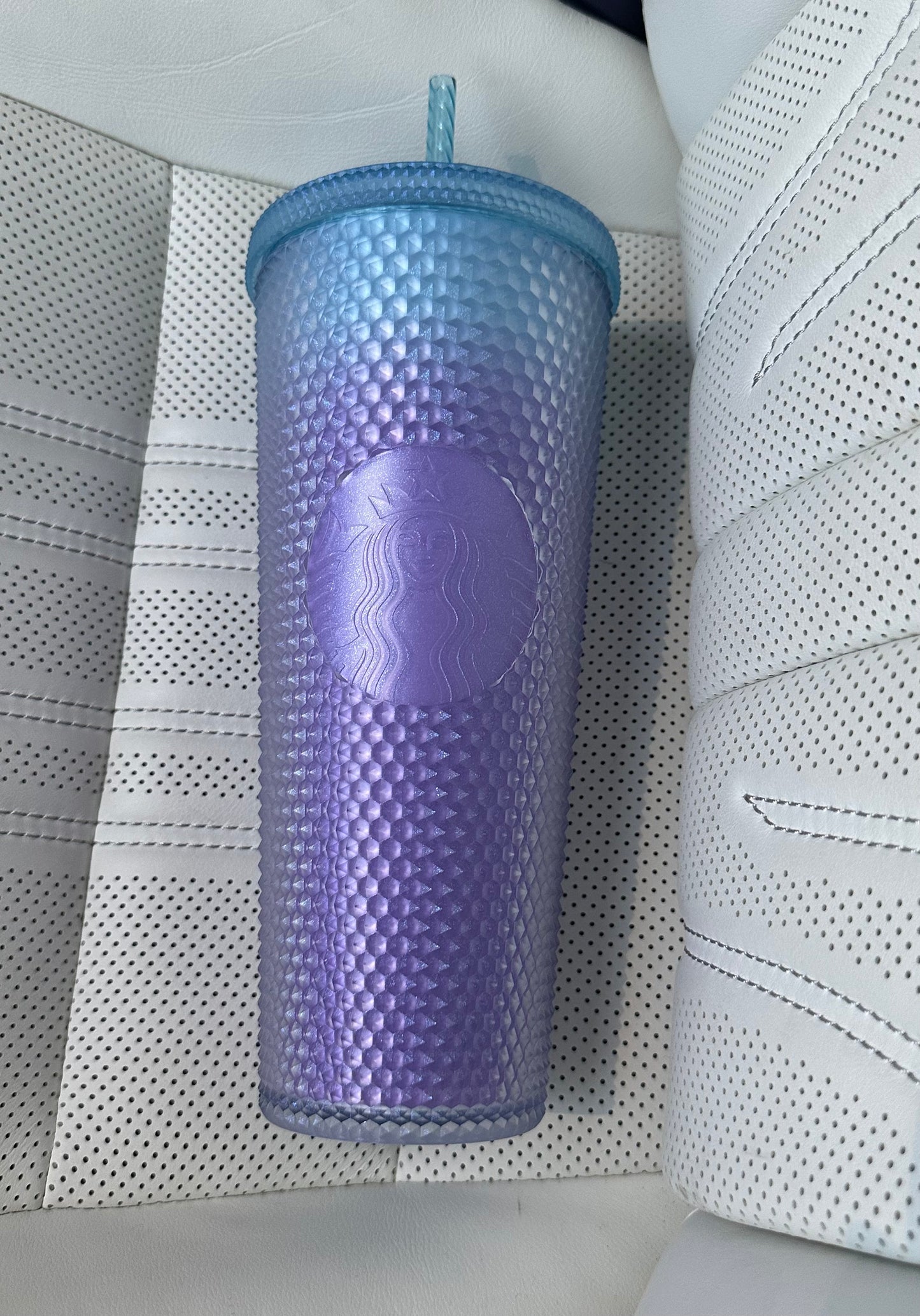 Starbucks Tumbler Purple & Blue Bling Gradient Soft Touch Studded - Winter 2024 - Venti 24oz