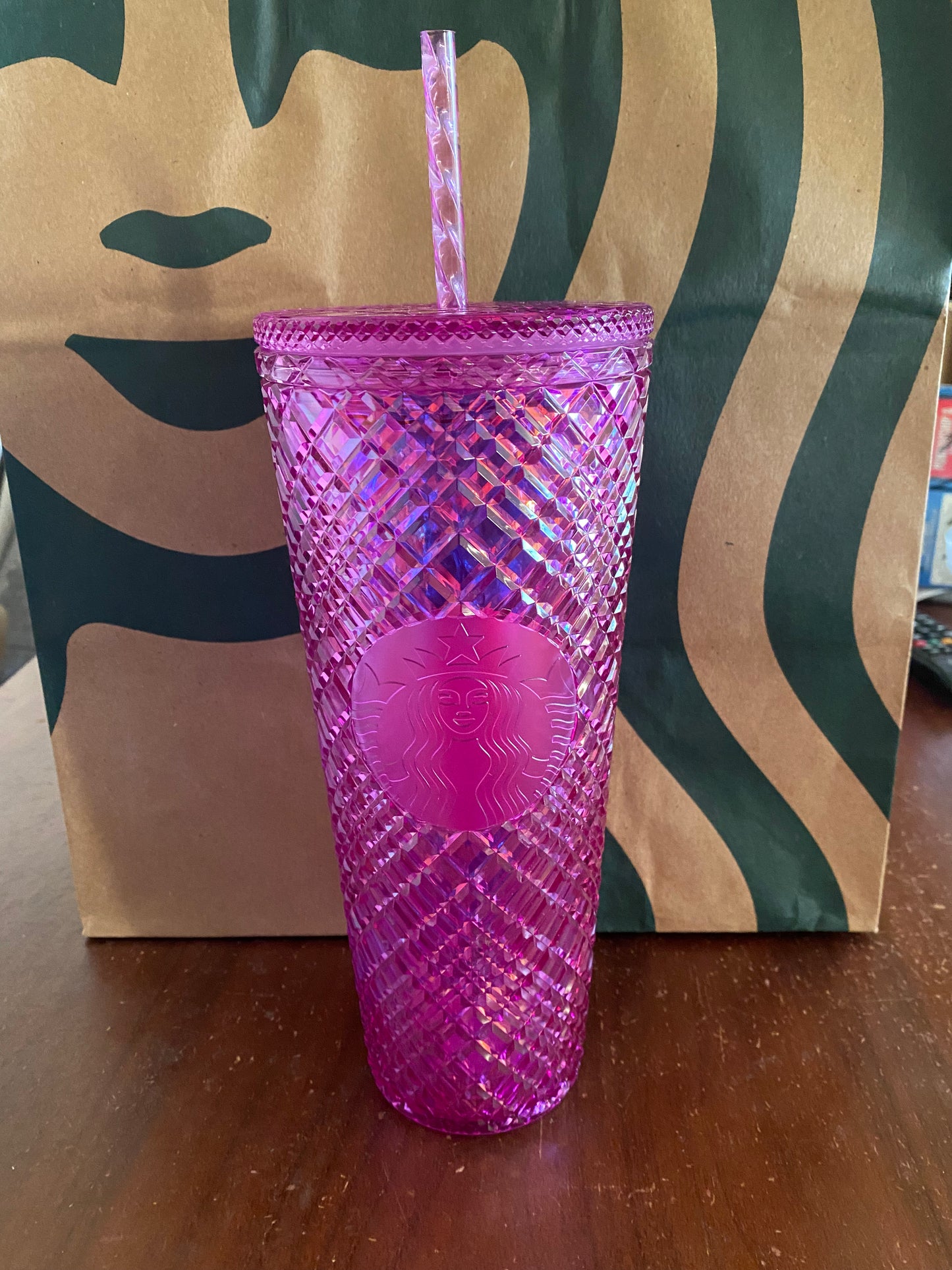 Starbucks Tumbler - Taffy Purple Jeweled - Jan 2023 Release - Venti 24oz