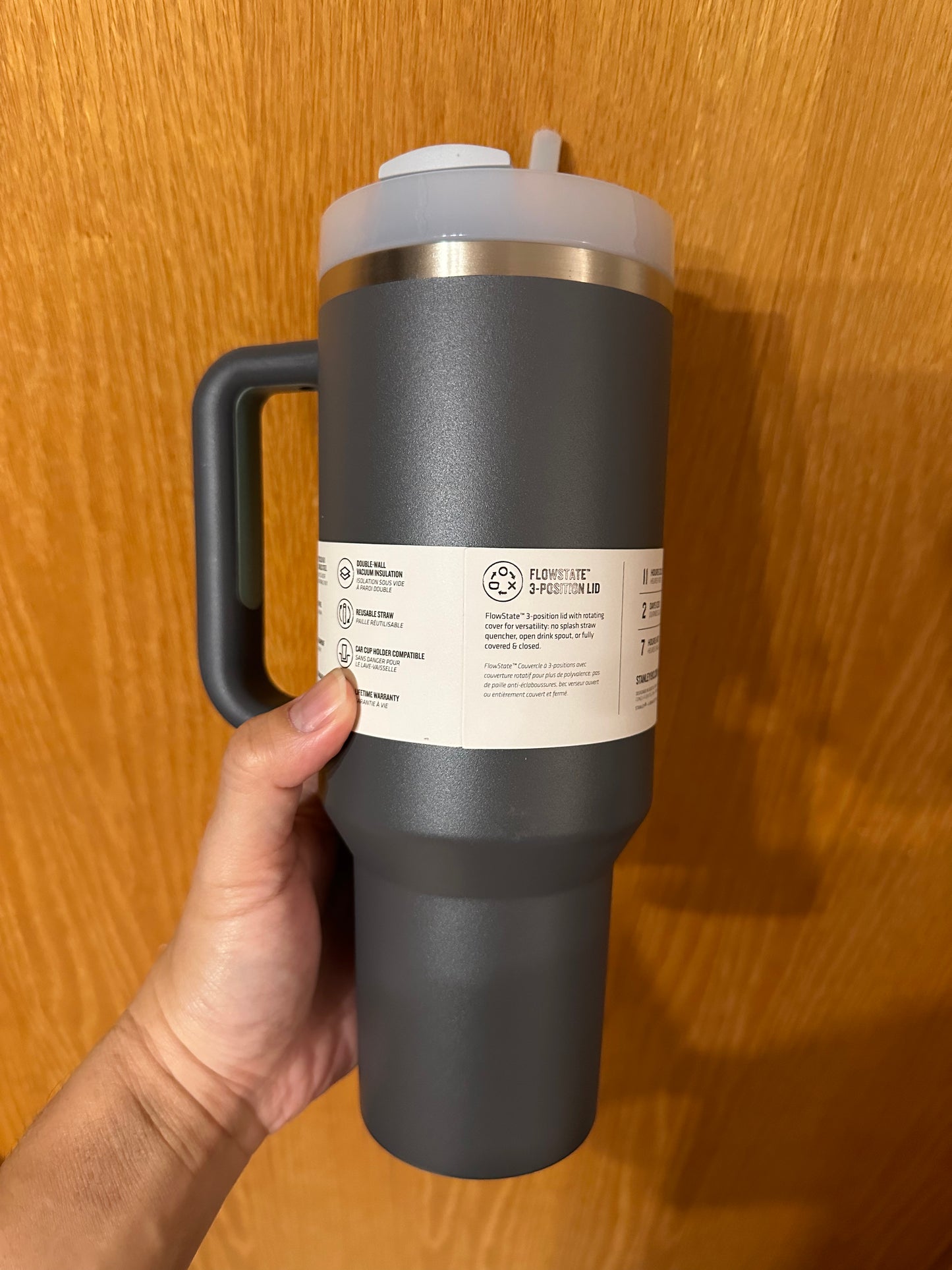 Stanley 40oz Stainless Steel H2.0 FlowState Quencher Tumbler - Charcoal Color