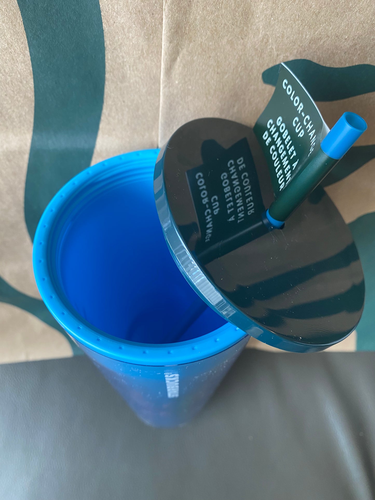 Starbucks Tumbler - Mermaid Siren Color Changing - Blue - Winter 2021 - Venti 24oz