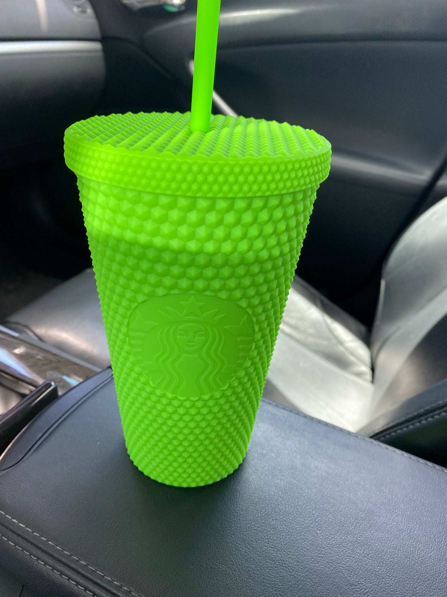 Starbucks Tumbler Grande Neon Green Studded - Grande 16oz - Fall 2021
