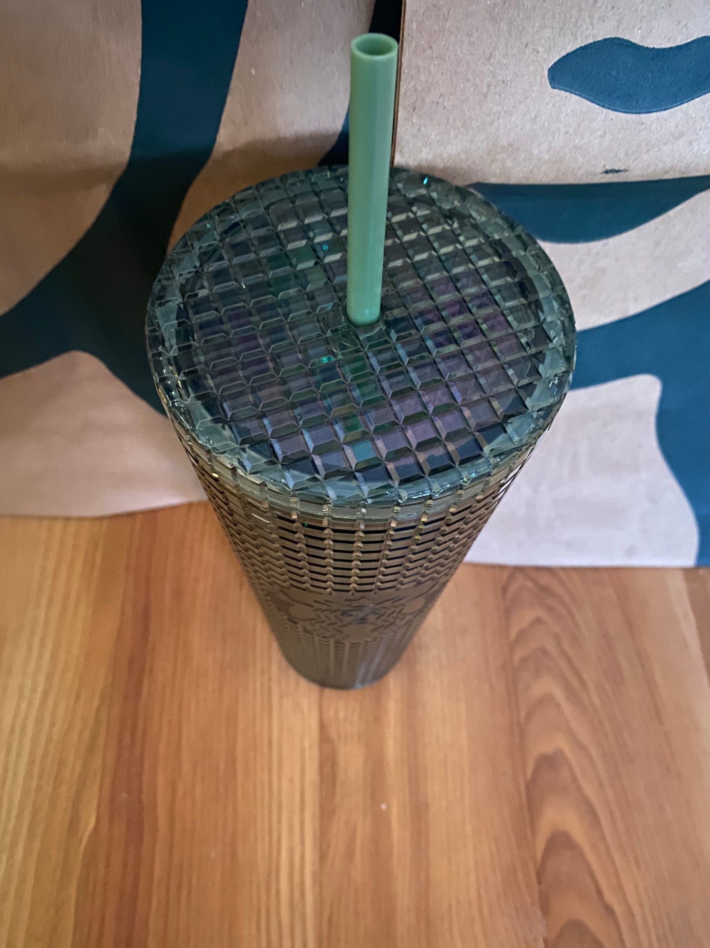 Starbucks Tumbler Rainforest Grid - Venti 24oz