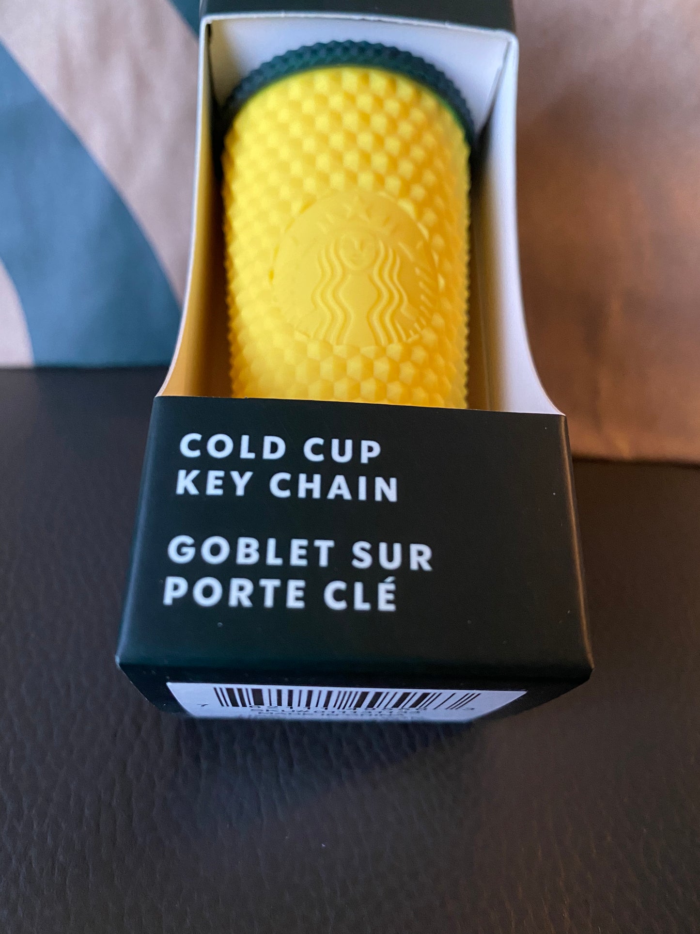 Starbucks Pineapple Studded Cup Key Chain Hawaii Exclusive