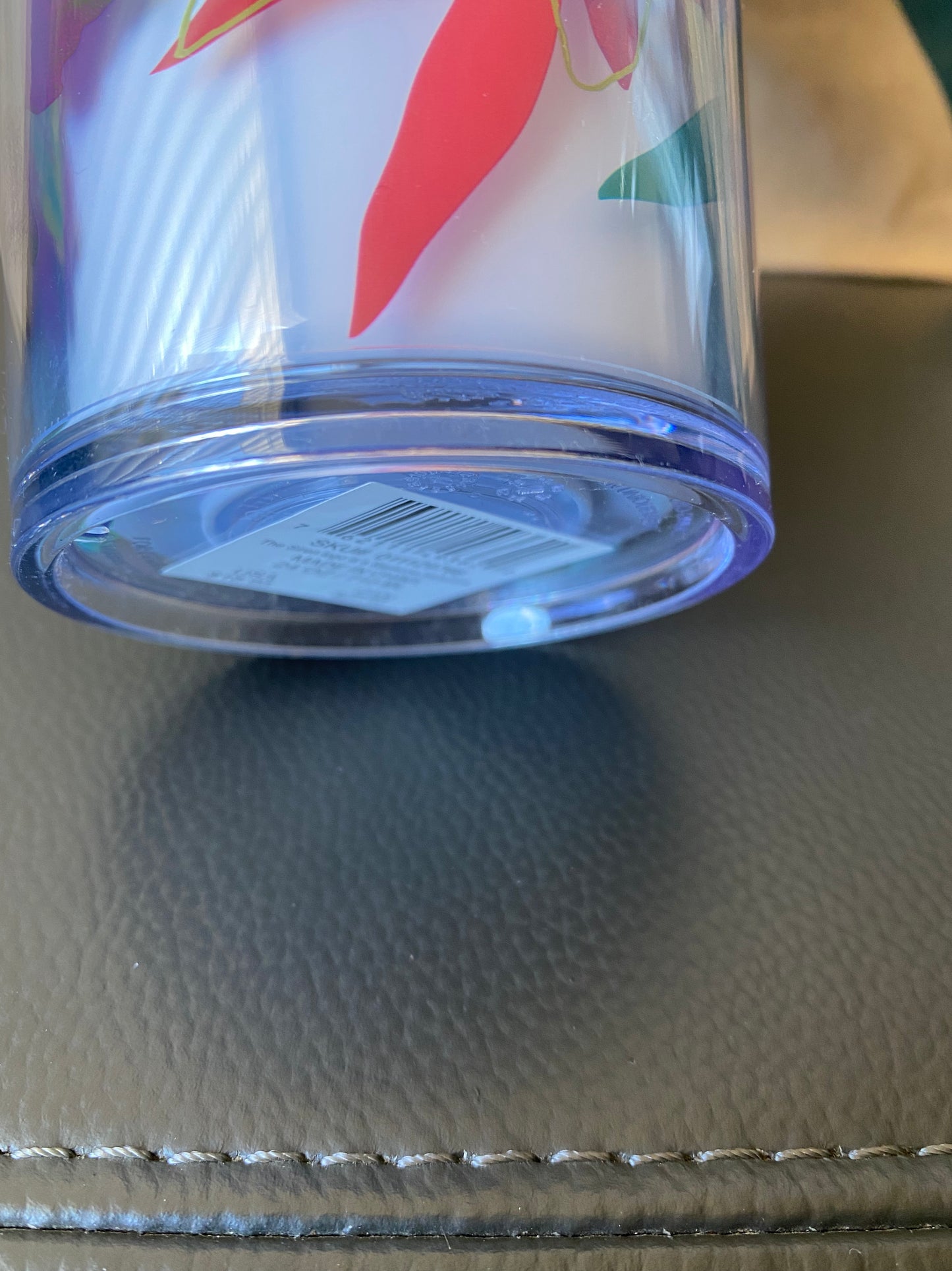 Starbucks Tumbler White Purple GreenFloral - Venti 24oz