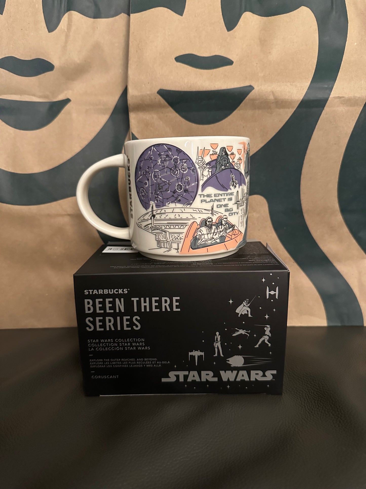 Disney 2023 Starbucks Been There Star Wars Coruscant Coffee Mug New with Box - 14oz
