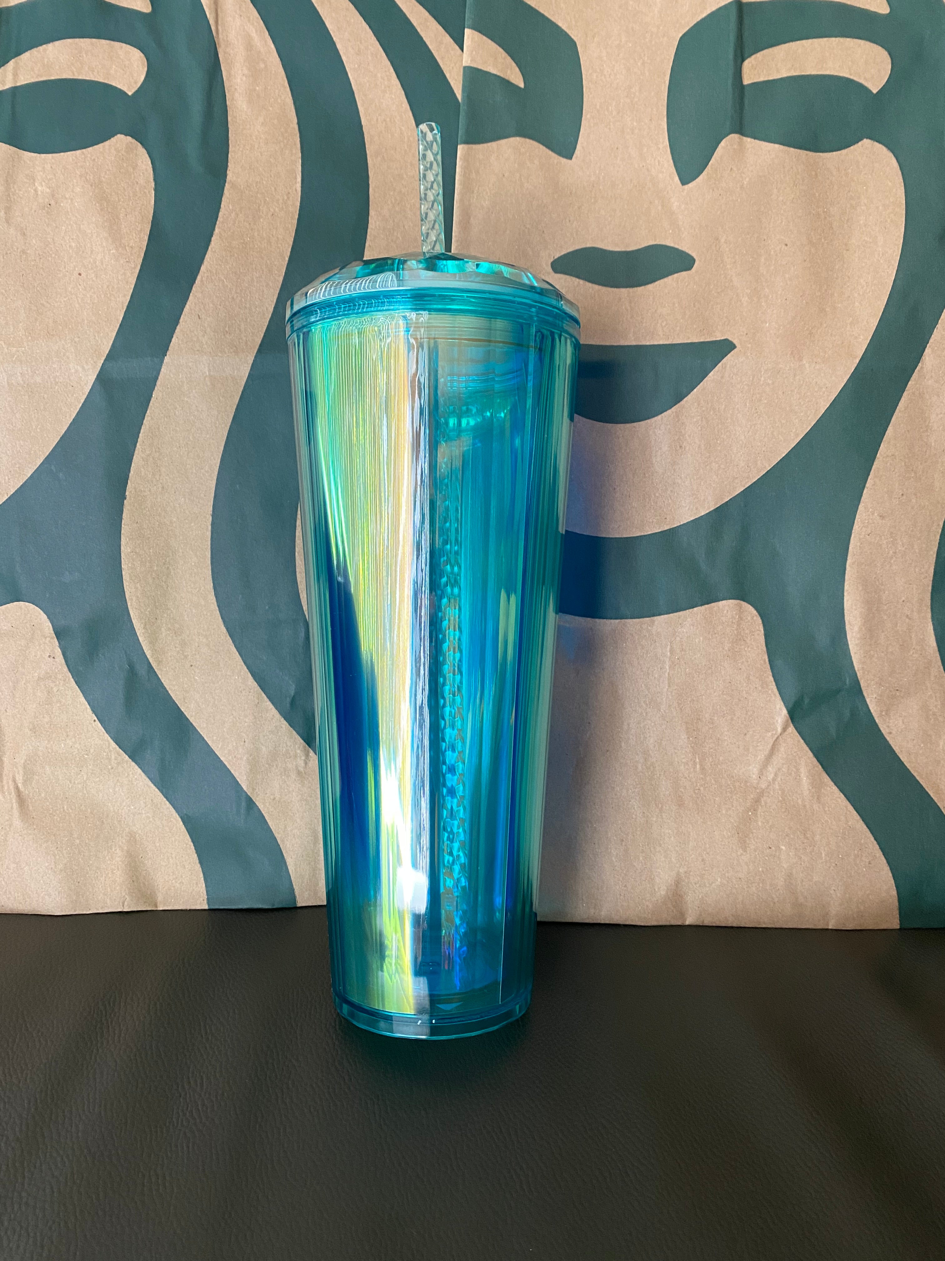 Starbucks retail Tumbler Teal Kaleidoscope