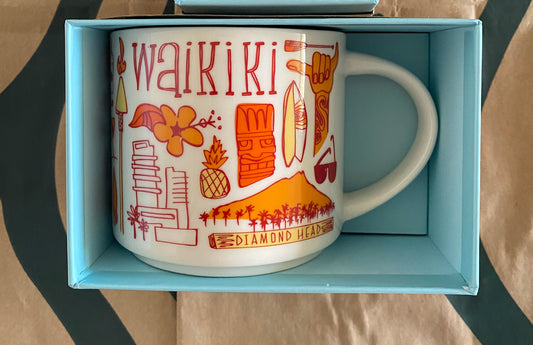 Starbucks Mug Been There Series Waikiki - 14oz