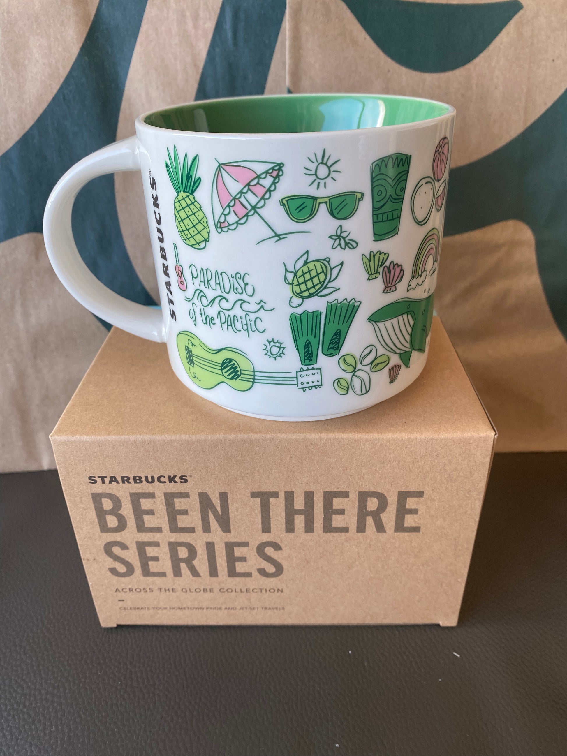 STARBUCKS Hawaii been there series 14 oz. ceramic coffee mug BRAND NEW IN  BOX!