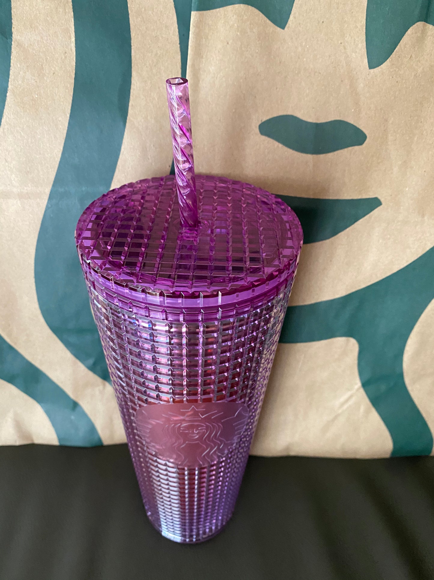 Starbucks Gradient Grid Tumbler - Summer 2021 - Venti 24oz